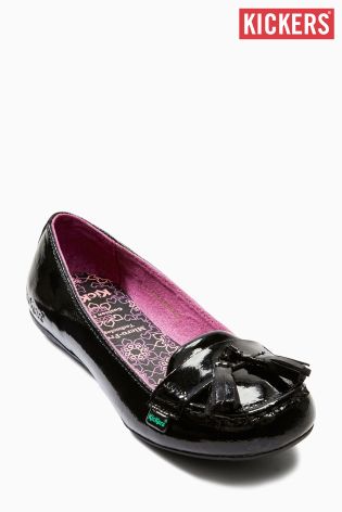 Black Kickers&reg; Verda Tassel Ballet Pump